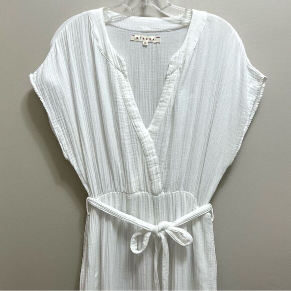 XiRENA White Midi Dress sz M - Picture 3 of 10